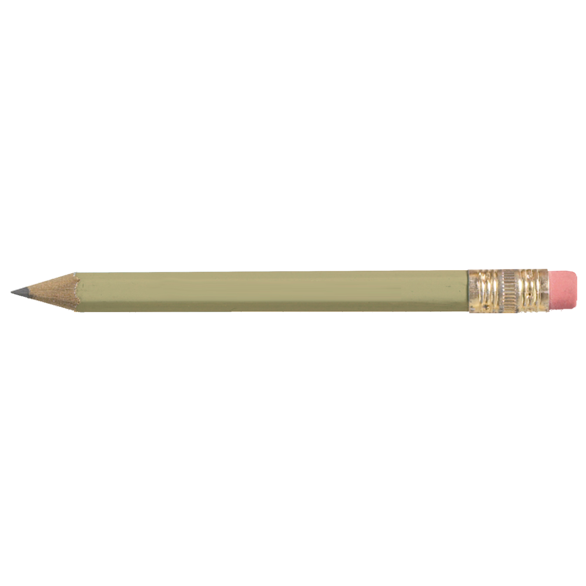 Hexagon Golf Pencil w/Eraser 16