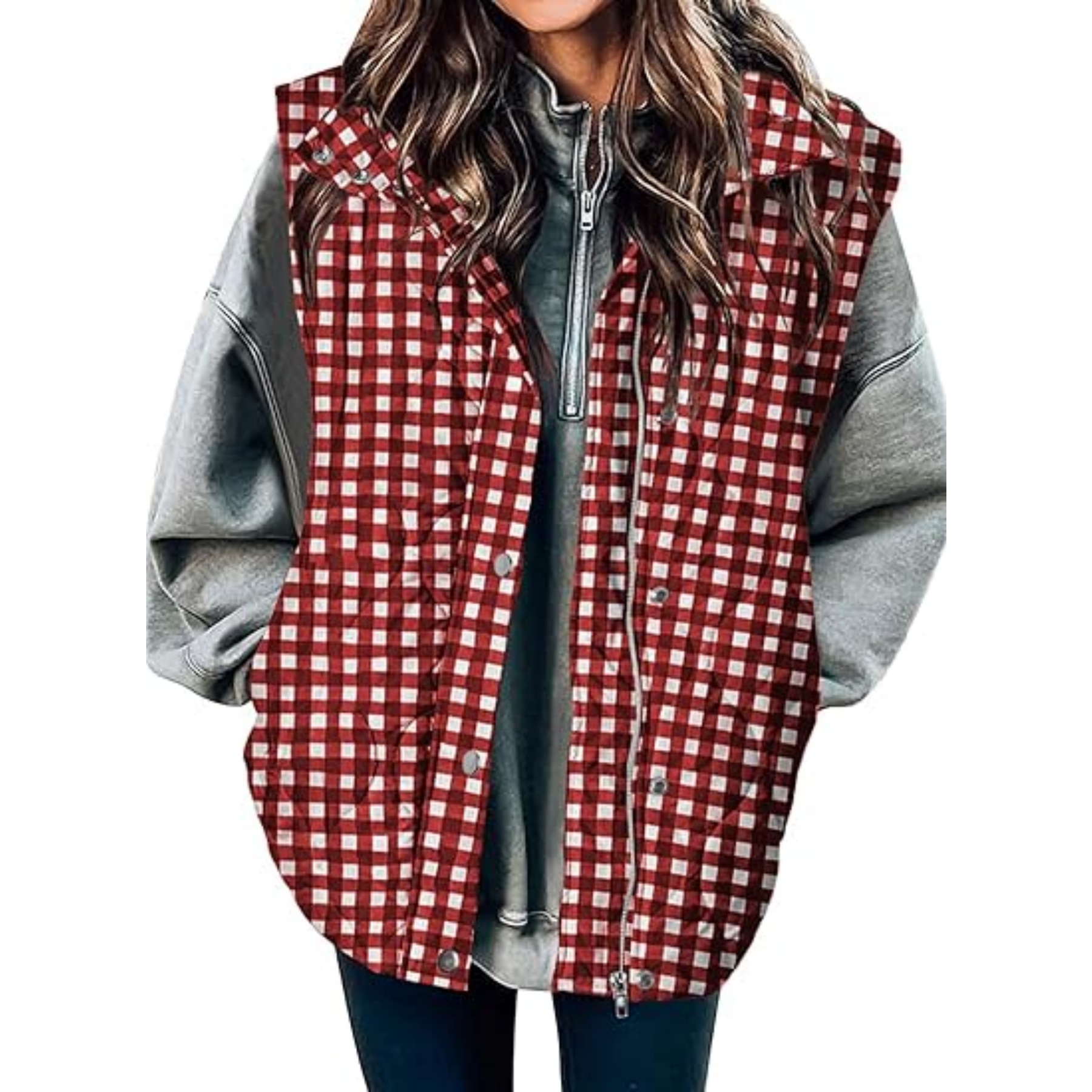 Women Lightweight Quilted Vest 11