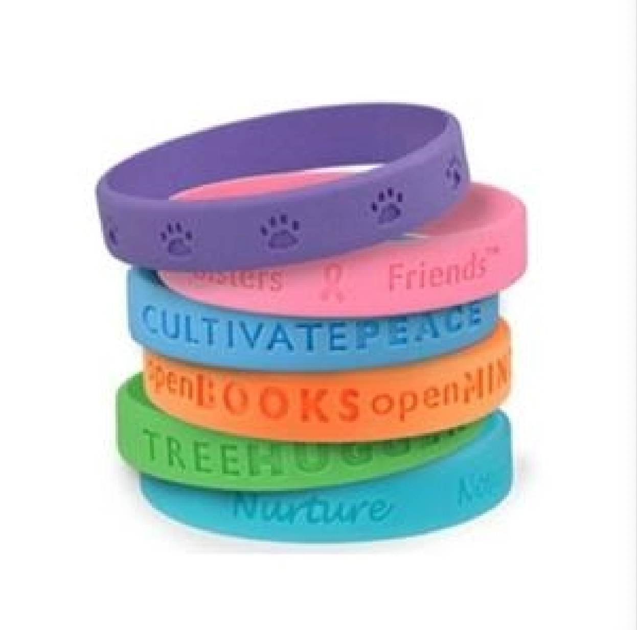 Debossed Silicone Wristband