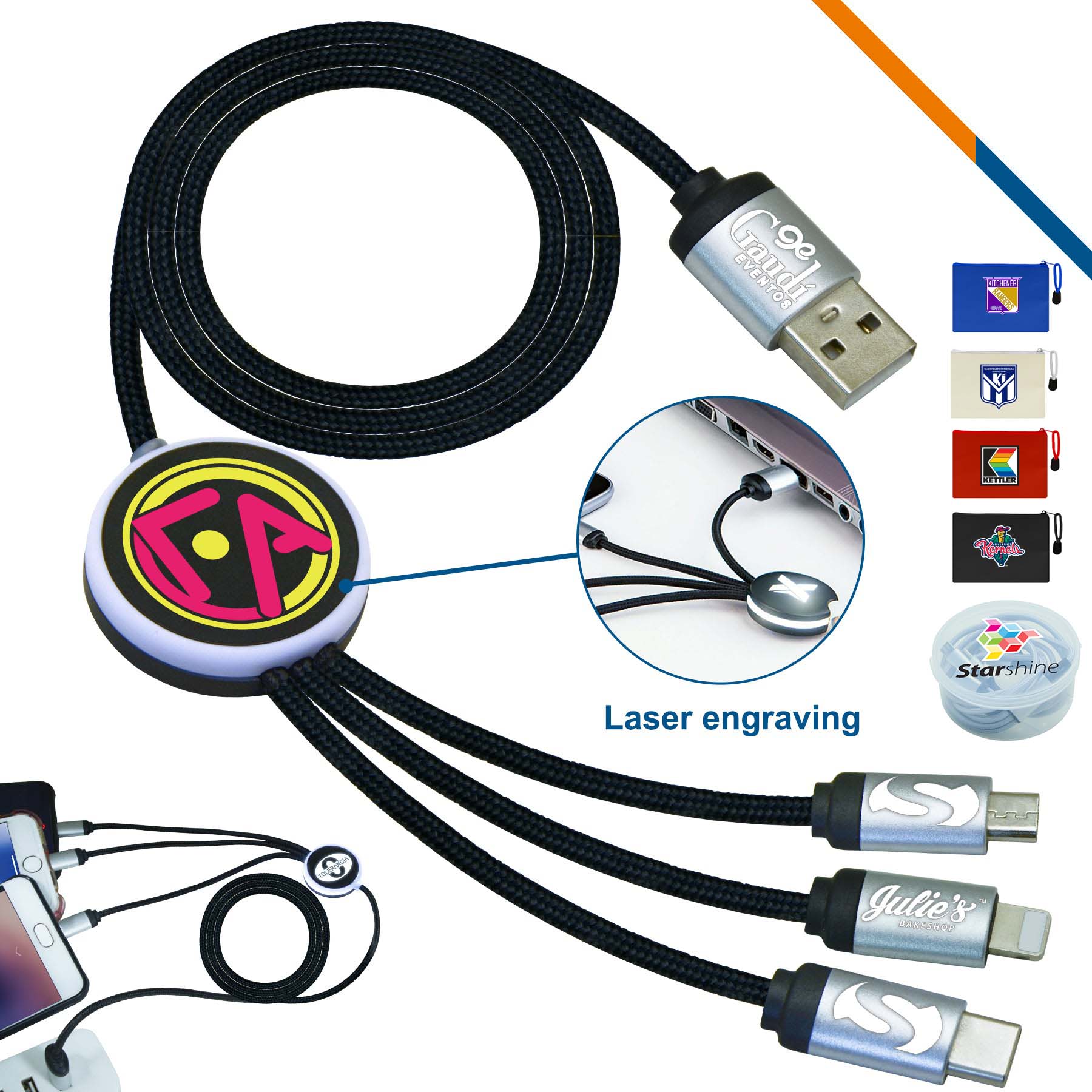 Stevie 3in1 Charging Cable