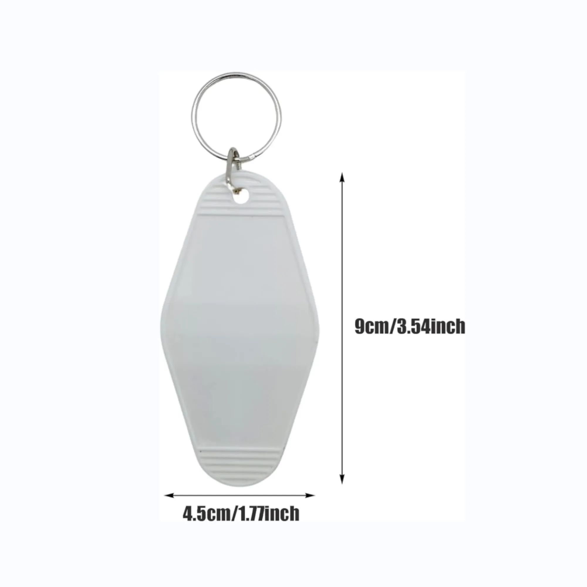 Motel Custom Tag Rhombus Keychains 3