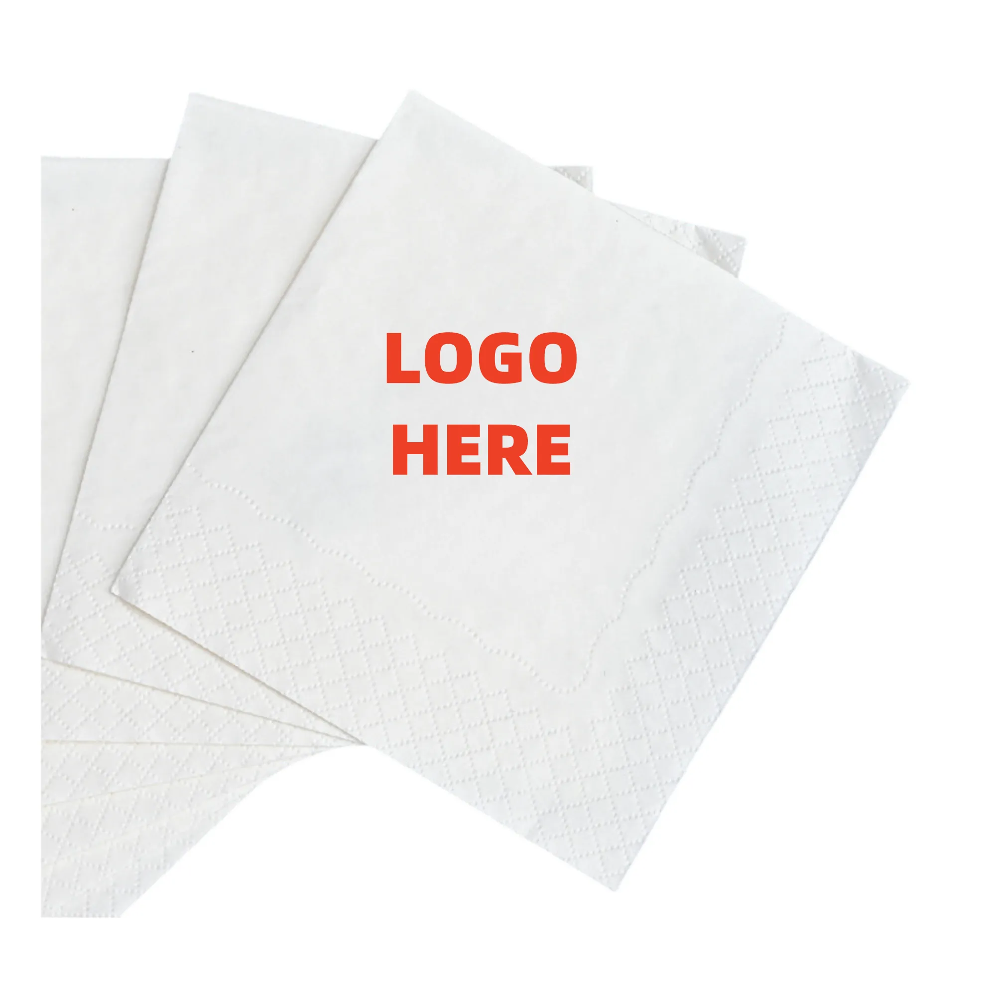 2-Ply White Beverage Napkin 3