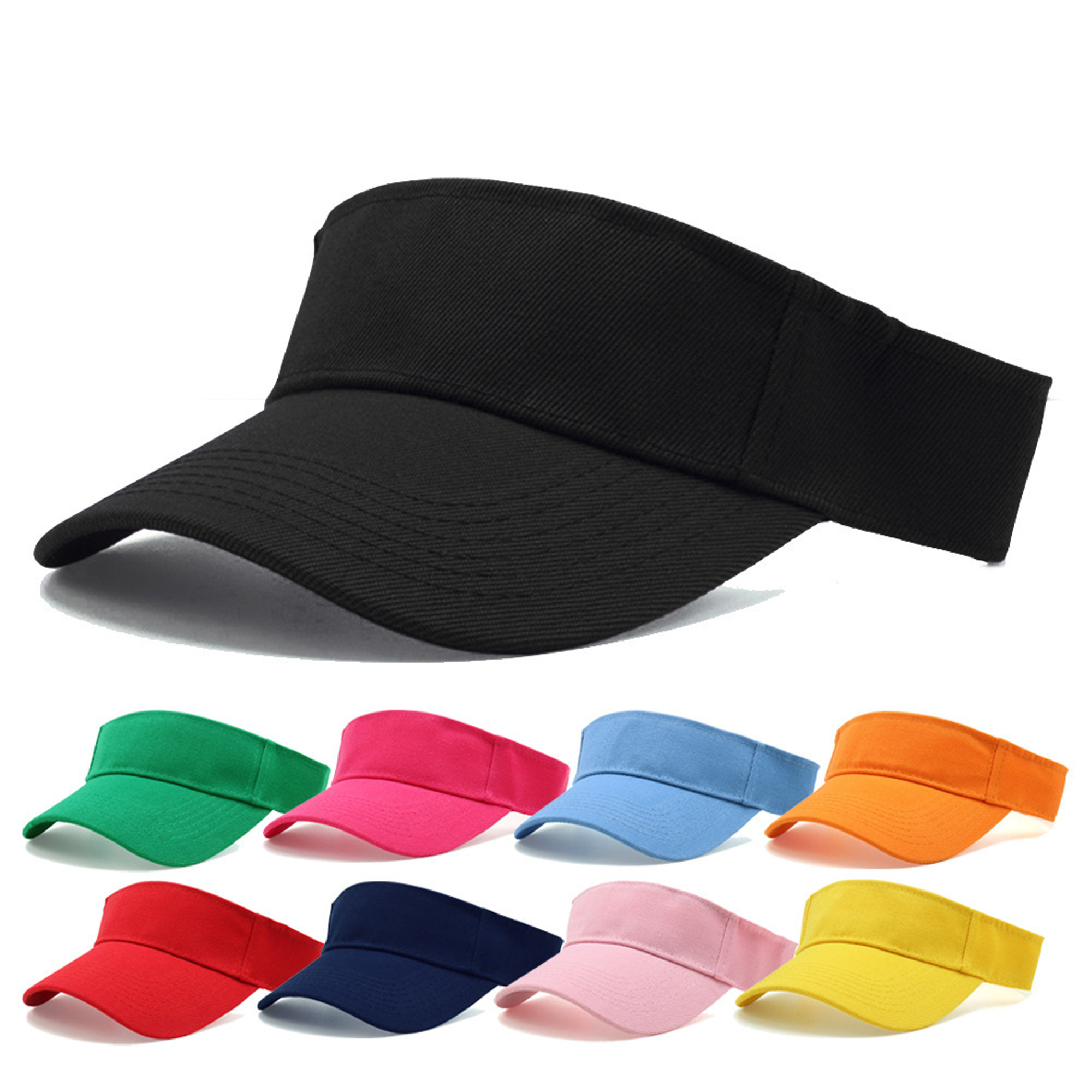 Custom Empty Top Baseball Visor Cap 7