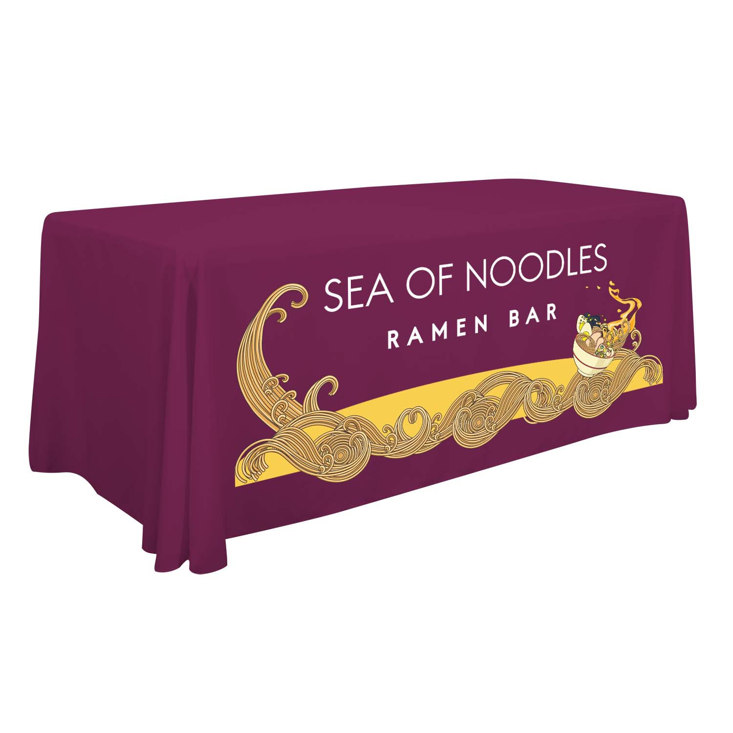 6' Standard Table Throw (Full-Color Front Only) 73