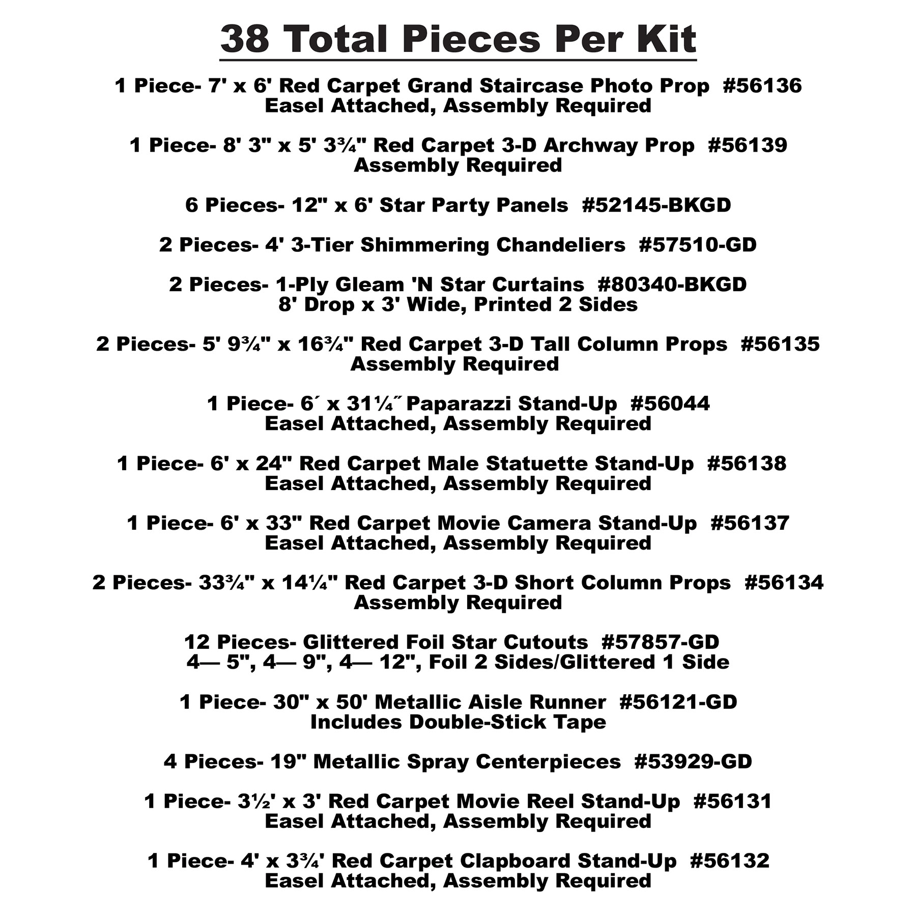 Red Carpet Prom Kit 15