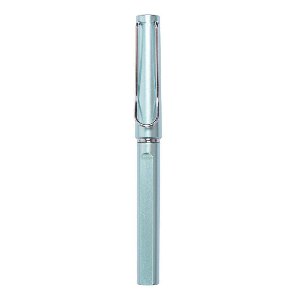 Plastic Gel Pen W/ Metal-Clip 12