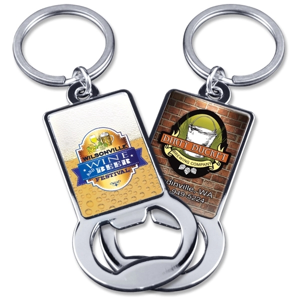 Bottle Opener Keychain (Double Sided) 7