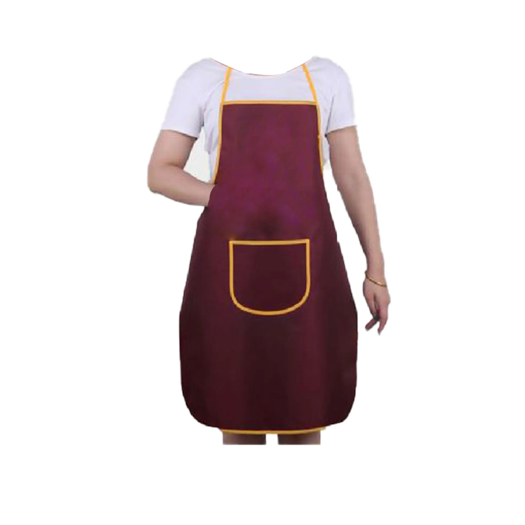 Polyester Double-pocket Uniform Bib Apron 29.5""L x 26""W 15