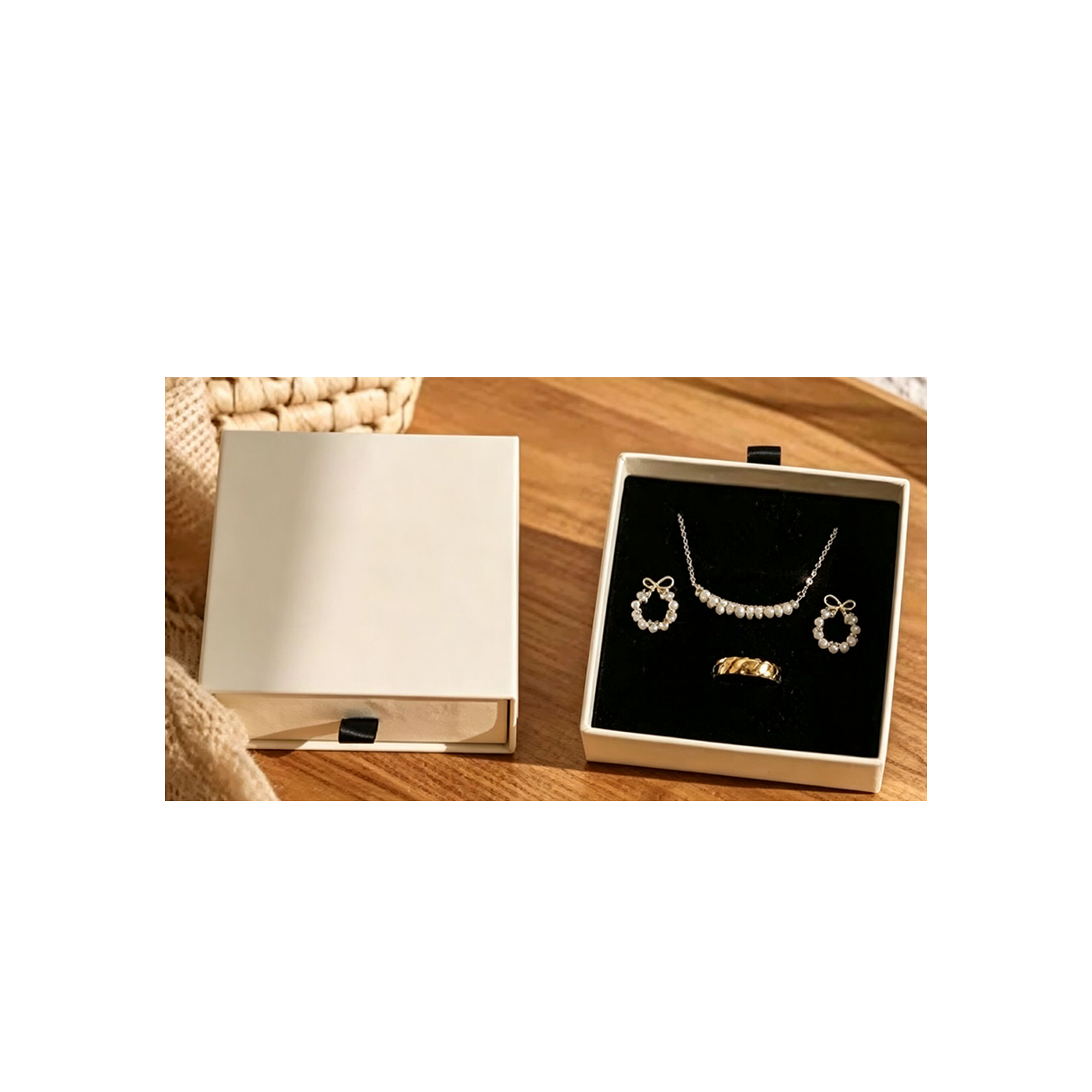 3.5 Inch Square Jewelry Drawer Organizer Box 3
