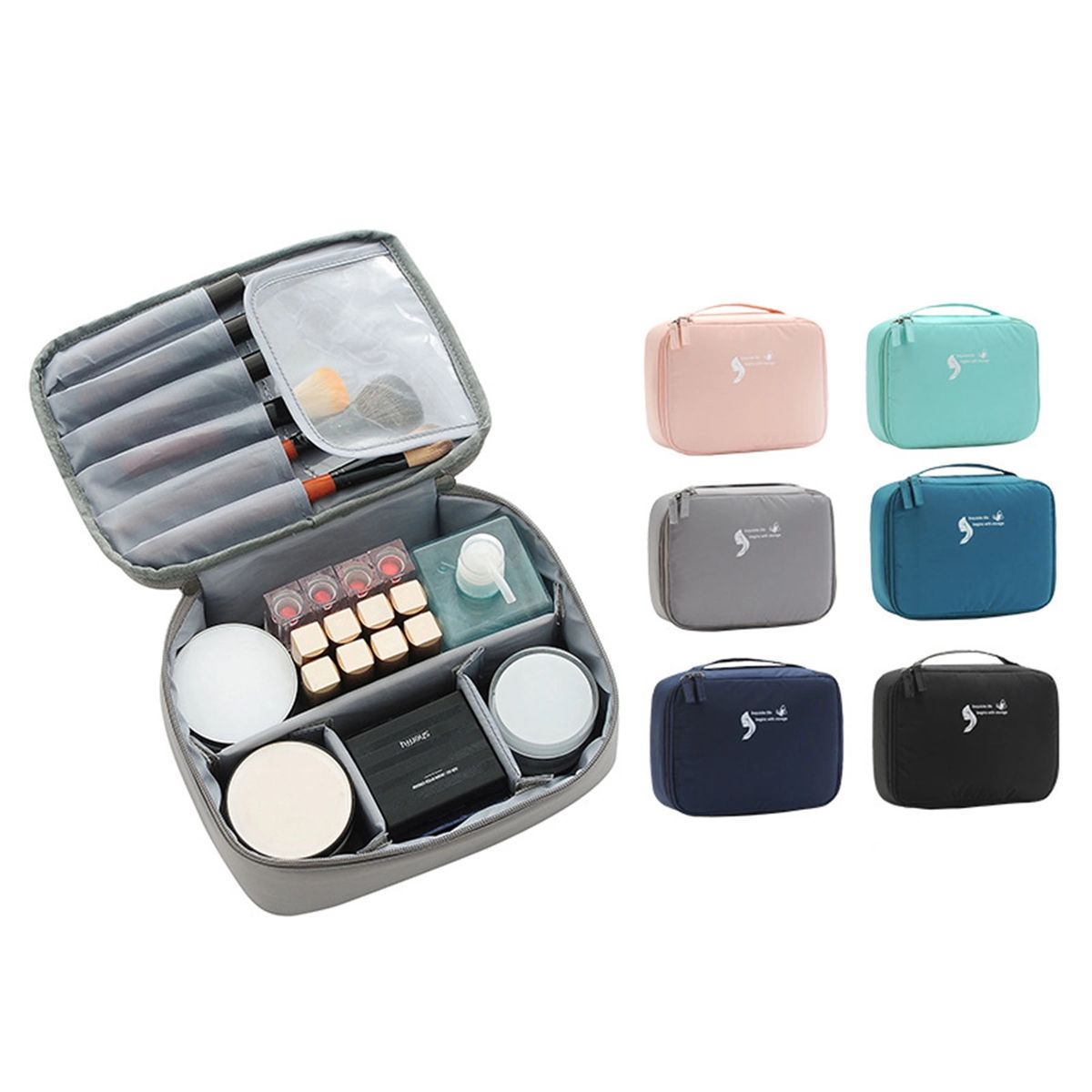 Multi-function Portable Cosmetic Bag
