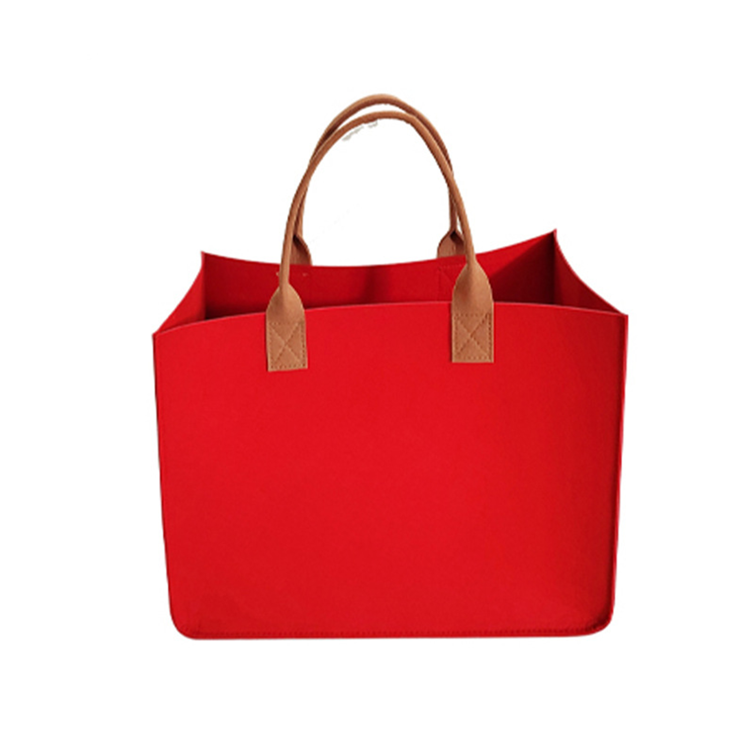 Felt Bag with Long Handles - Foldable & Stylish, custom tote bag with logo imprint 11