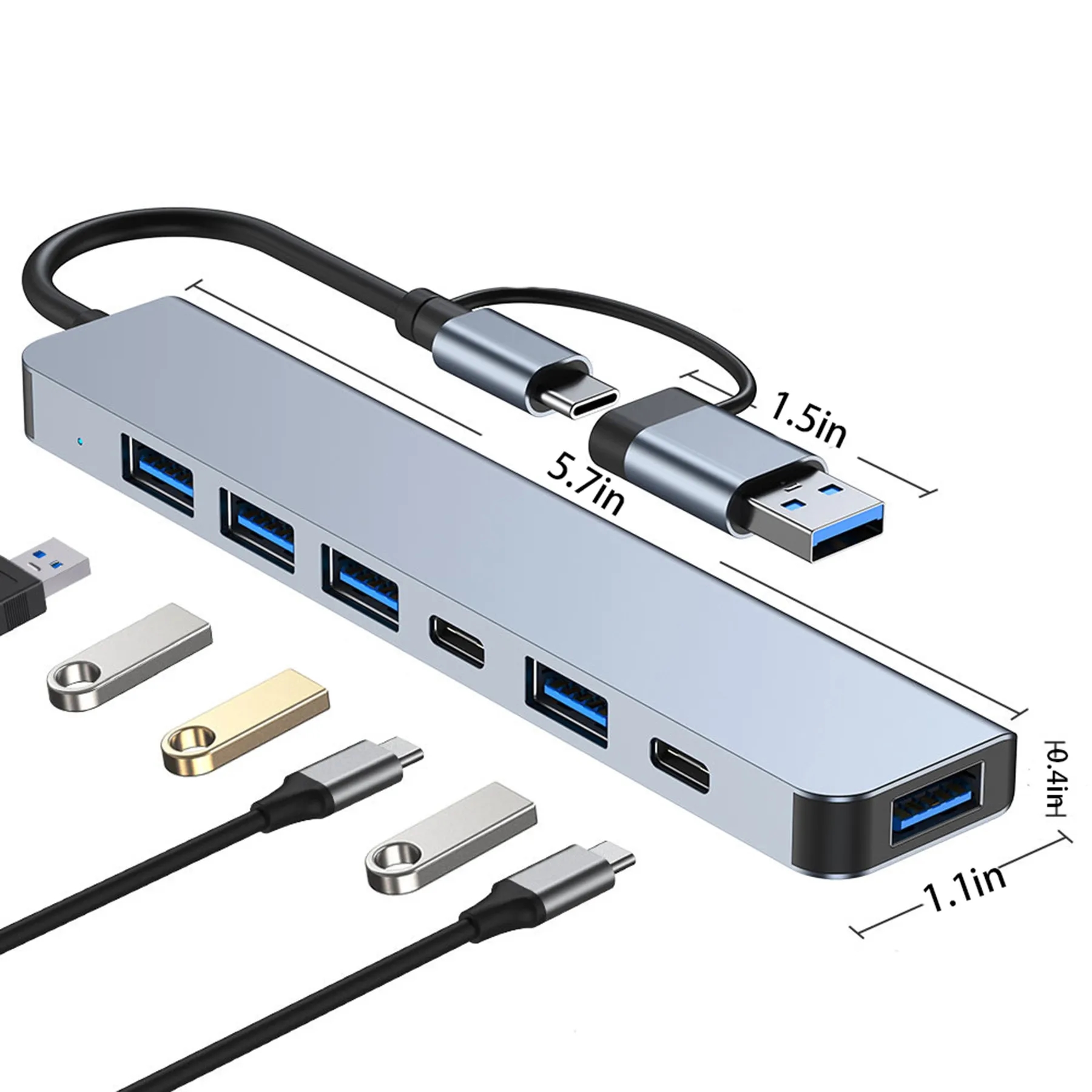 7 in 1 USB C Hub 10