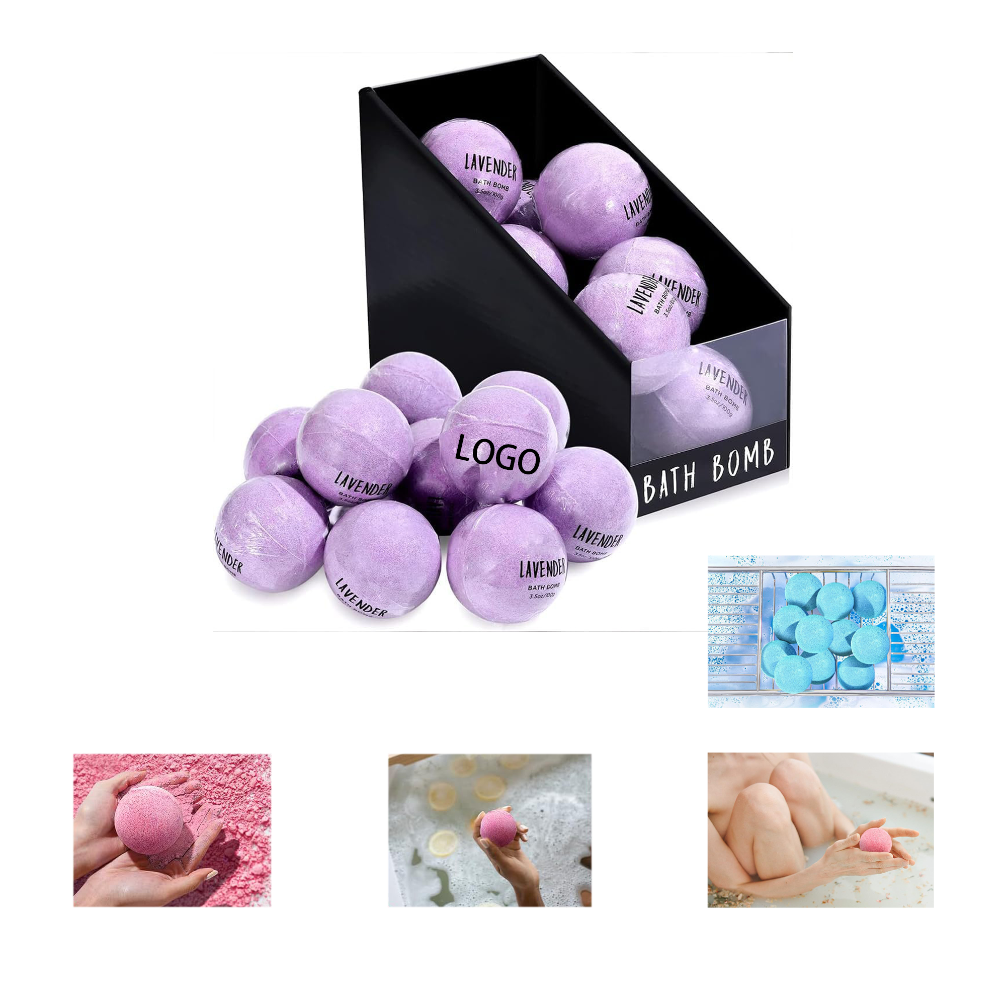 Handmade Essential Oil Sea Salt Bath Balls 3