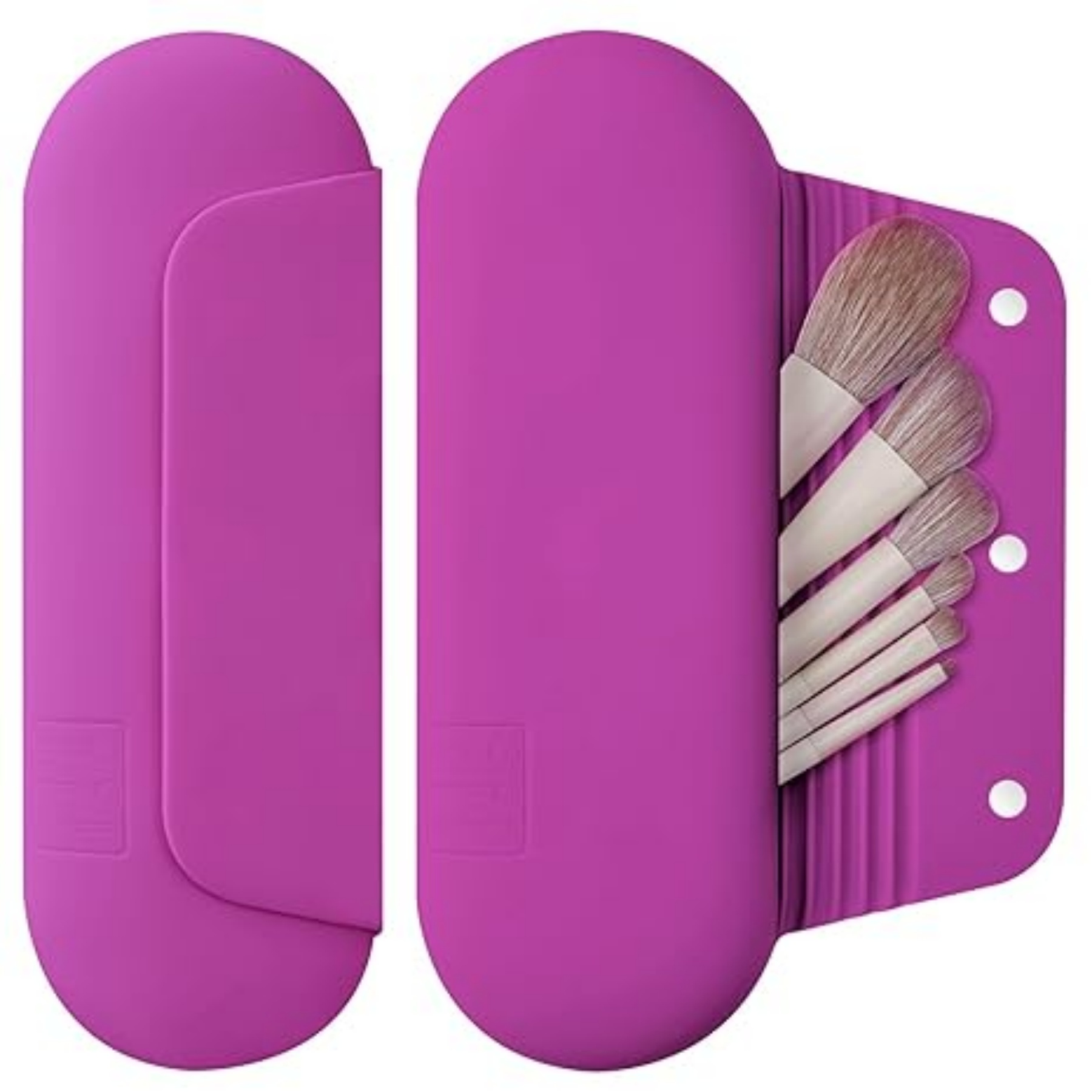 Silicone Magnetic Cosmetic Brush Bag 34