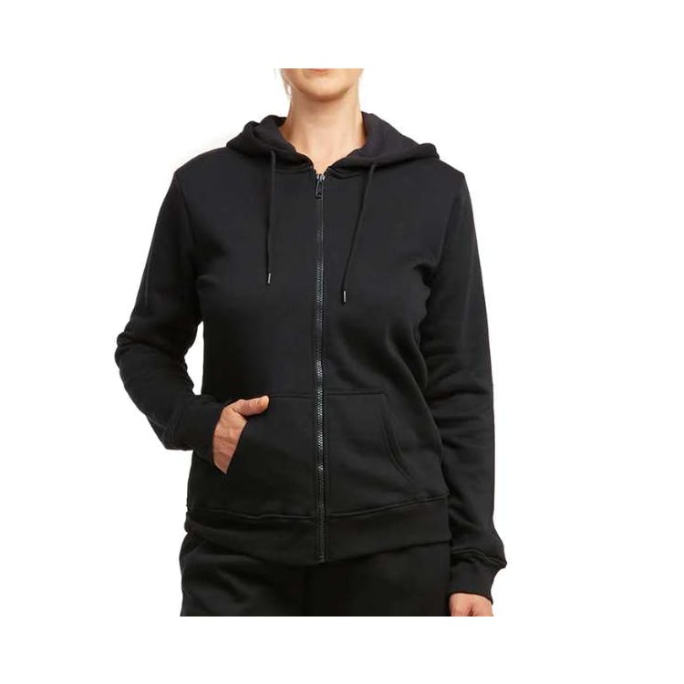 Sofra Ladies Fleece Jackets Black Large 2