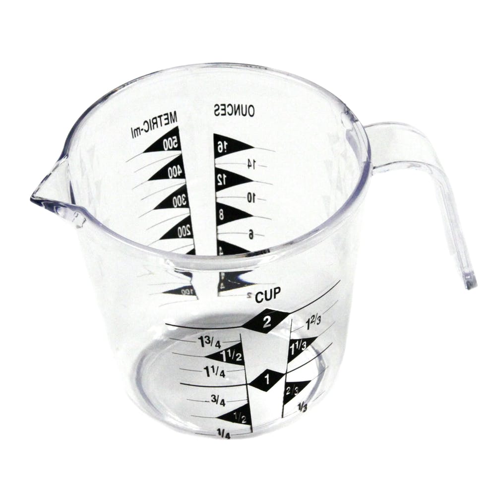 Measuring Cups - 2 Cup Measurements Plastic 3