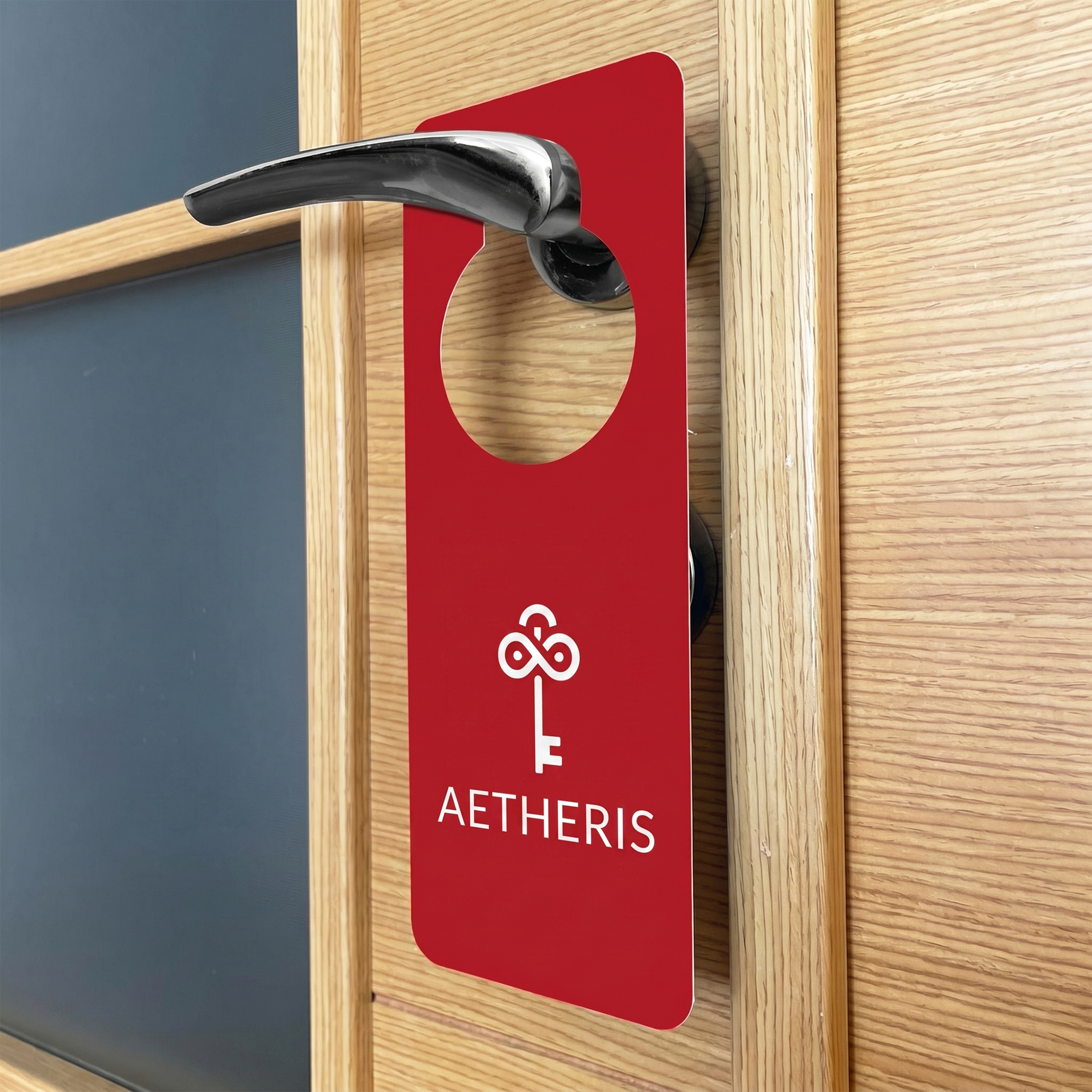 3x8" Durable Plastic Message Door Hanger