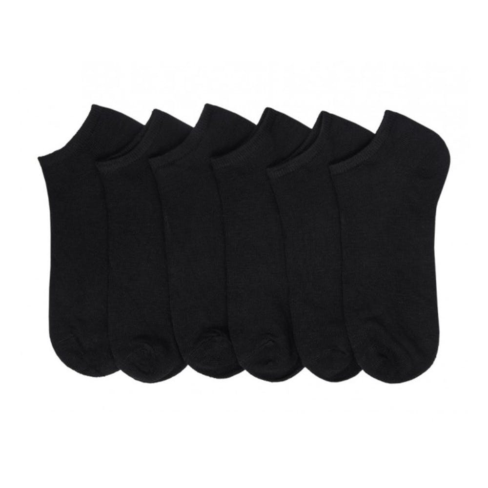 Adult Ankle Socks - Size 9-11 Black Only 3