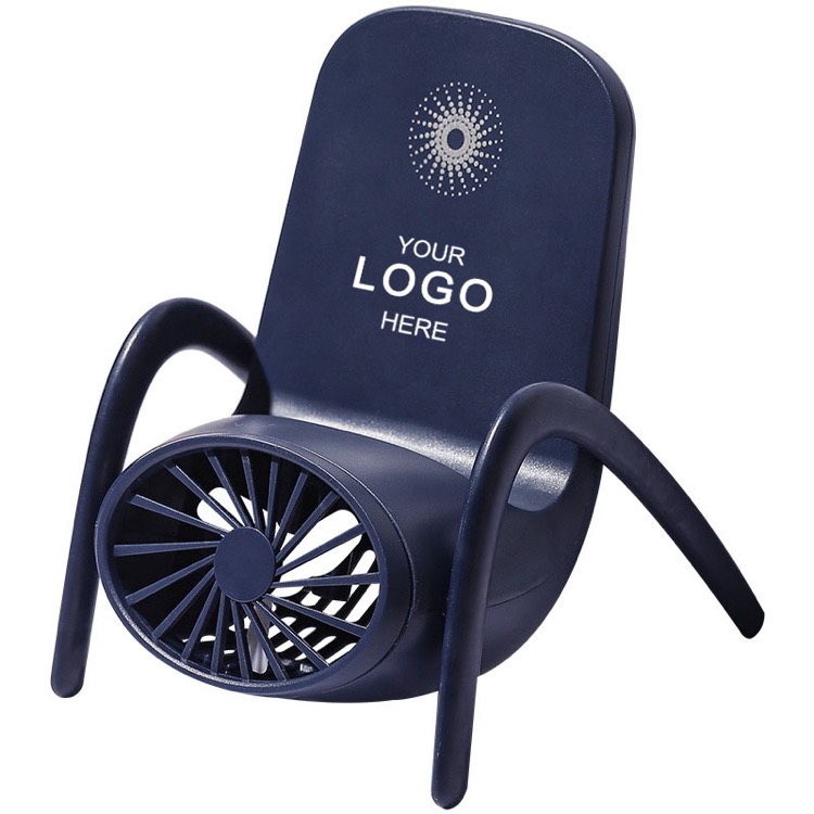 Mini USB Fan with Mobile Phone Holder 