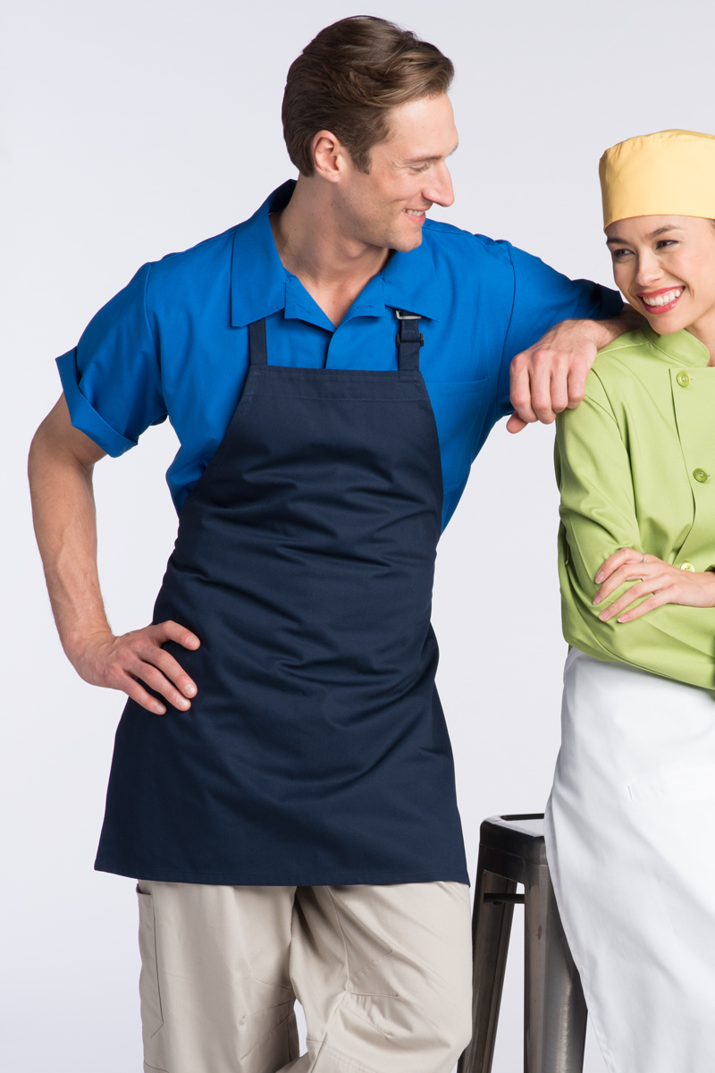 Premium Adjustable No Pocket Apron, Blank Colors V3010BLANK