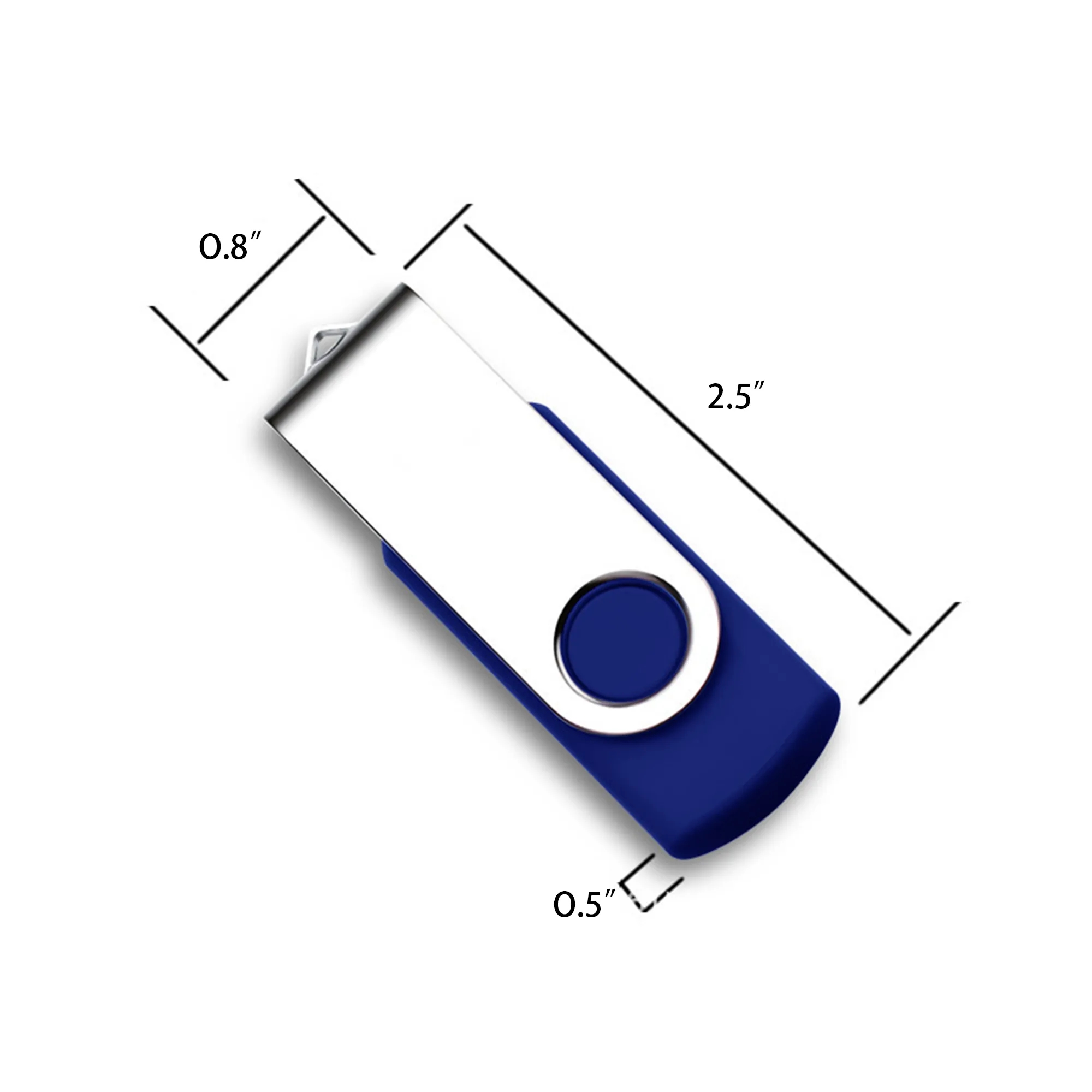 MOQ20 1G Classic Swivel USB Flash Drive 5