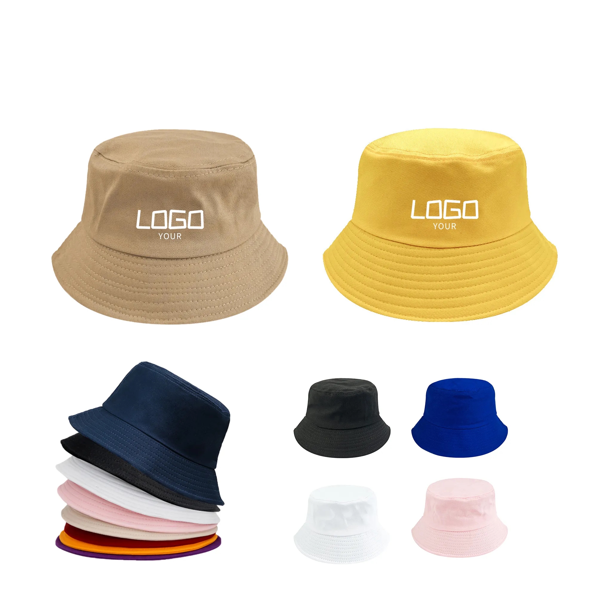 Folding Cotton Unisex Beach Outdoor Fisherman Hat 12
