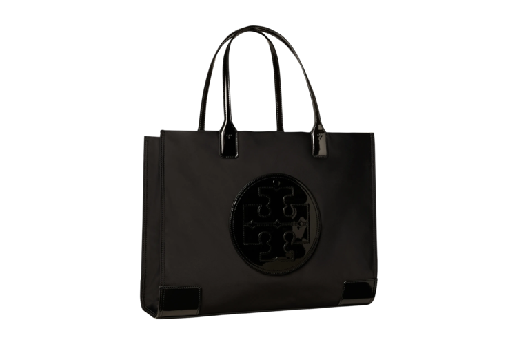 Tory Burch Ella Patent Tote Bag - Black 1