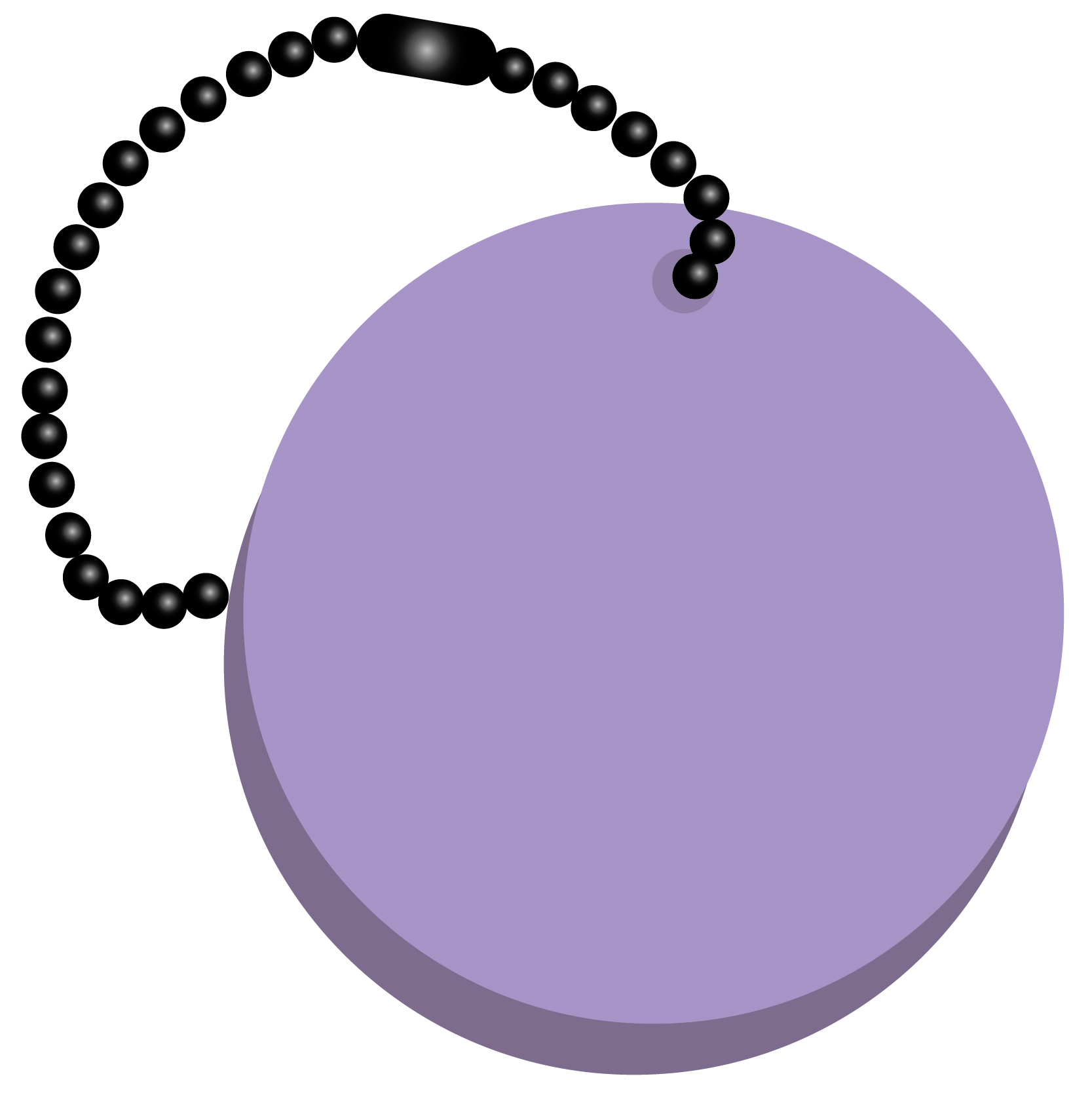 Circle Key Tag 30