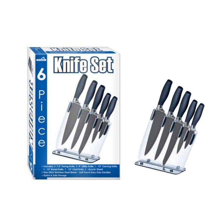 Stainless Steel Knife Set - 6pc 3