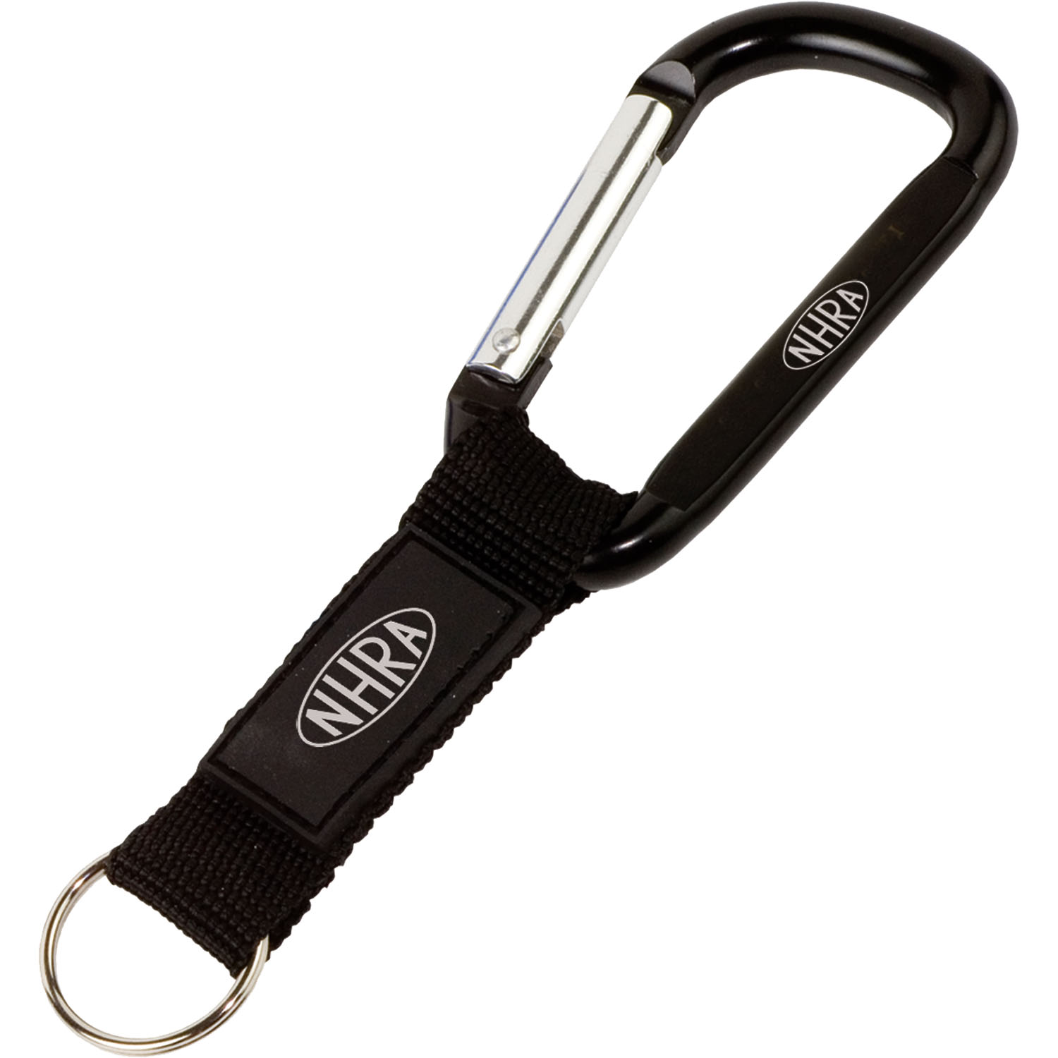 Key Tag Carabiner with Strap and Raised Rubber Patch 4