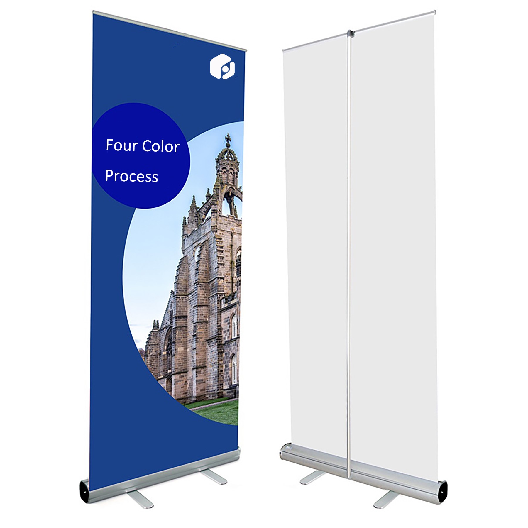 33 1/2" x 80" Personalized Roll-Up Banner Stand