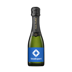 Mini Nicolas Feuillatte Brut w/Full-Color Custom Label