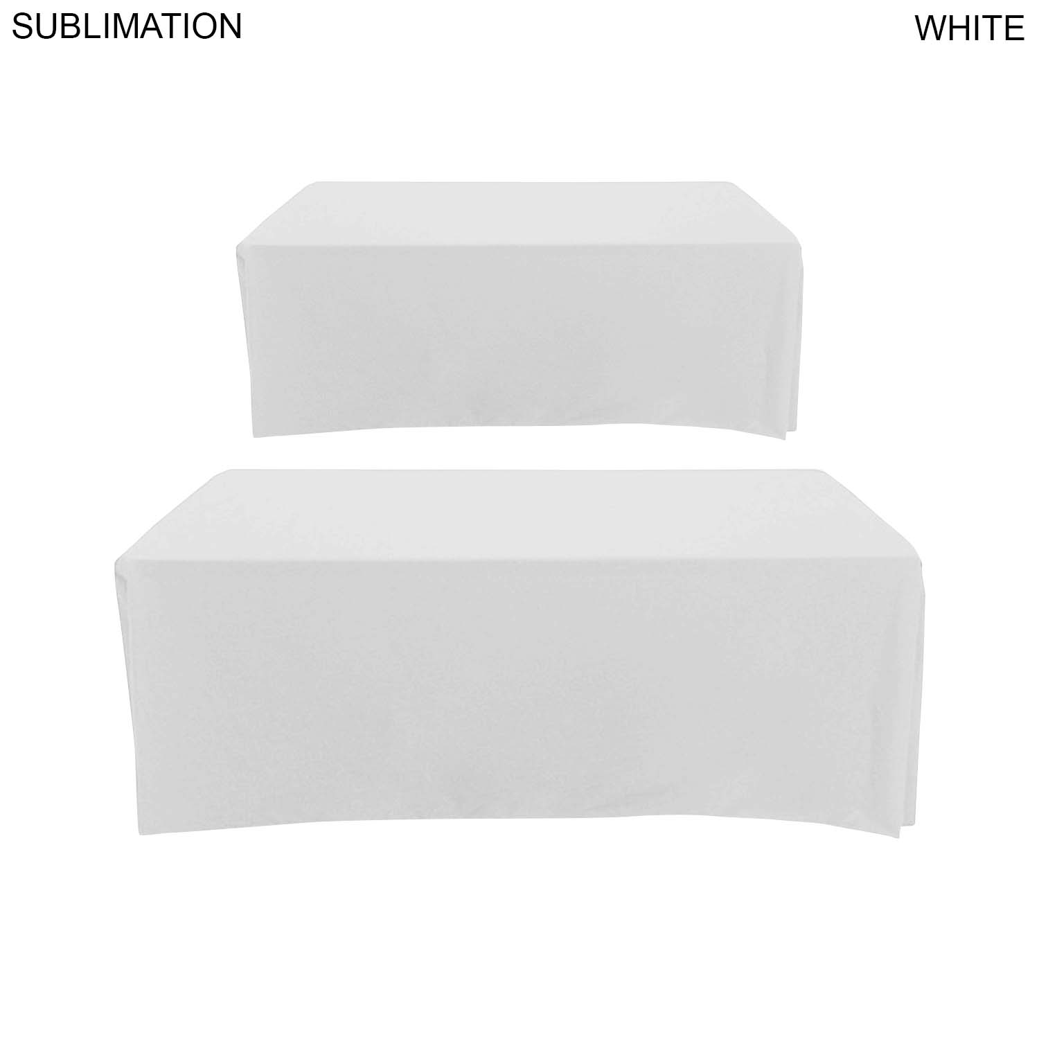 Sublimated Table Cloth for 6' table, Drape style, 4 sided, Closed Back 49