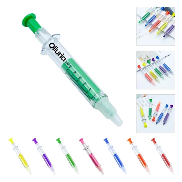 Syringe Shape Highlighter with Scale