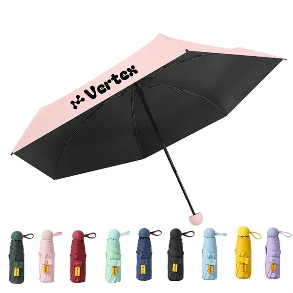 Mini capsule vinyl sunscreen umbrella 3