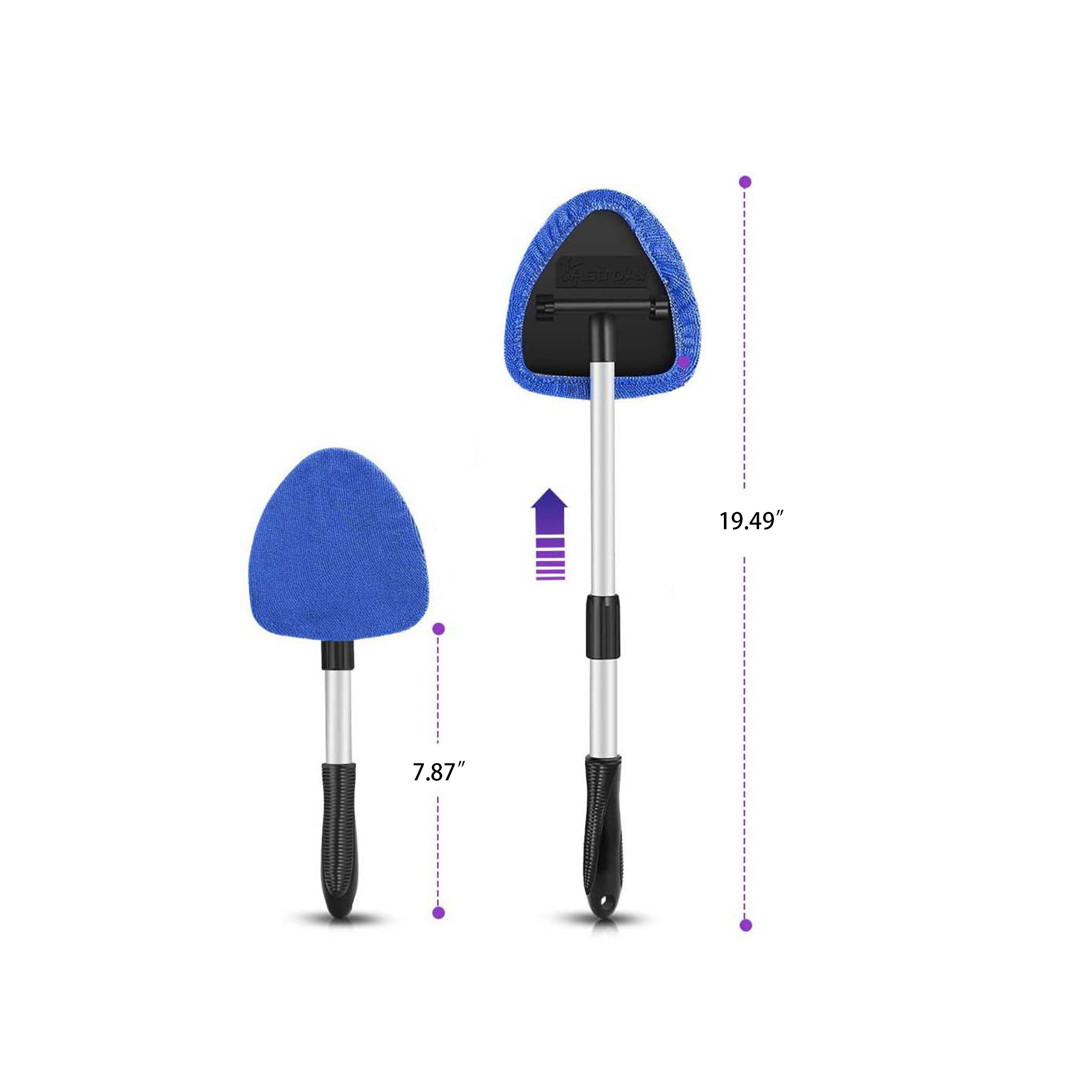 Extendable Microfiber Cleaning Tool for Cars 7