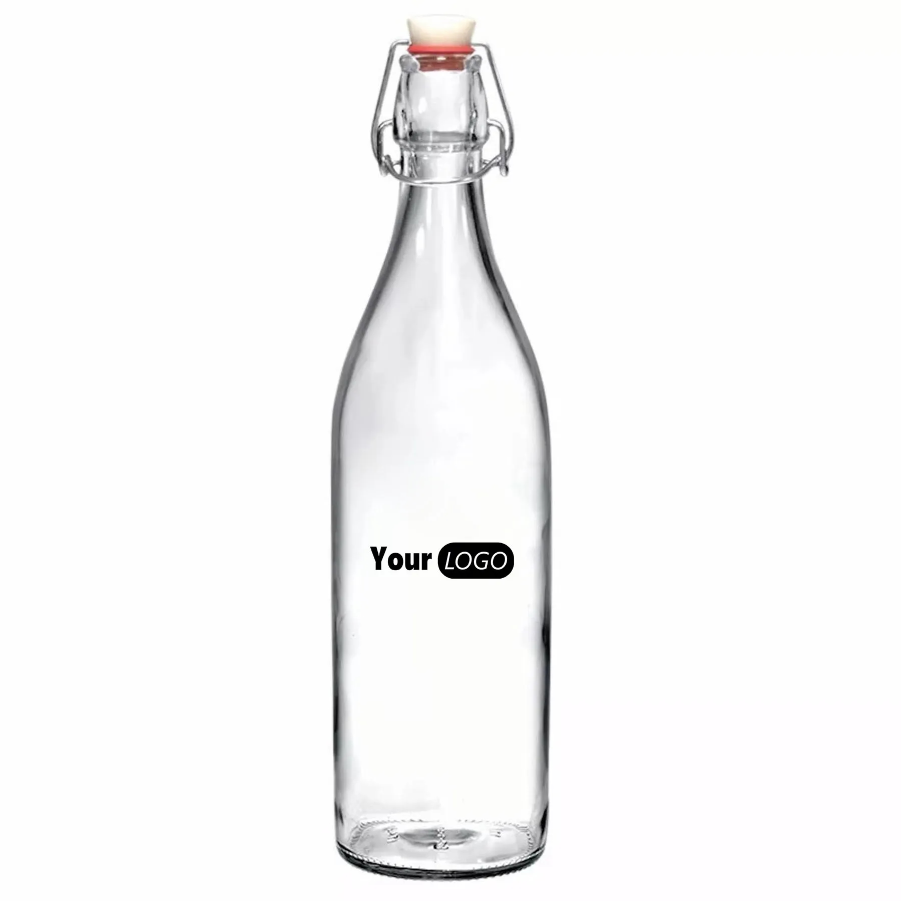 Clear Swing Top Glass Bottle 5