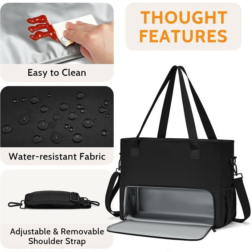 Insulated Lunch Tote Bag - Thumbnail 2