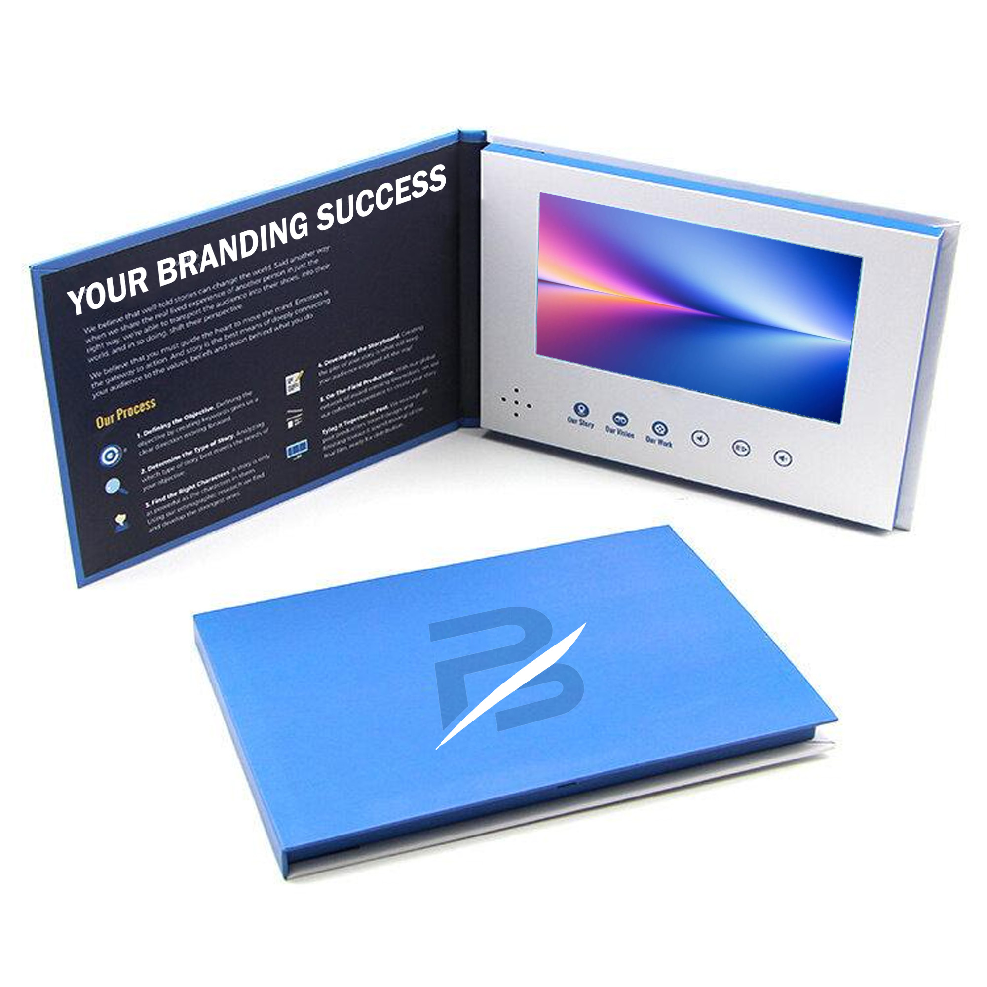7 Inch Video Brochure With 8GB Storage