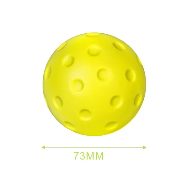 Custom 2.91 Inch Silent Pickleball Foam Practice Ball — Quiet Training Giveaway 2