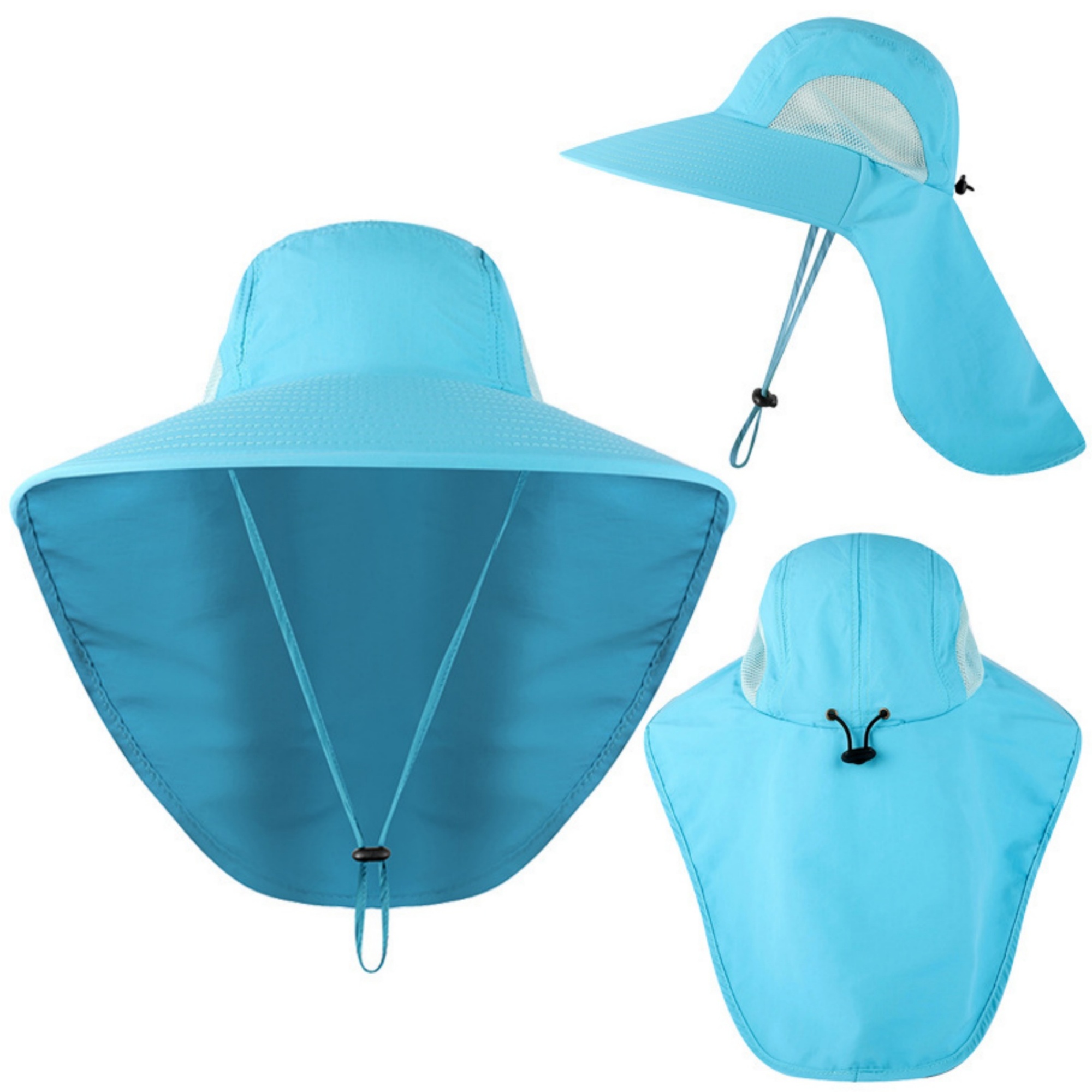 Folding Strap Sun Hat for Beach and Hiking 15
