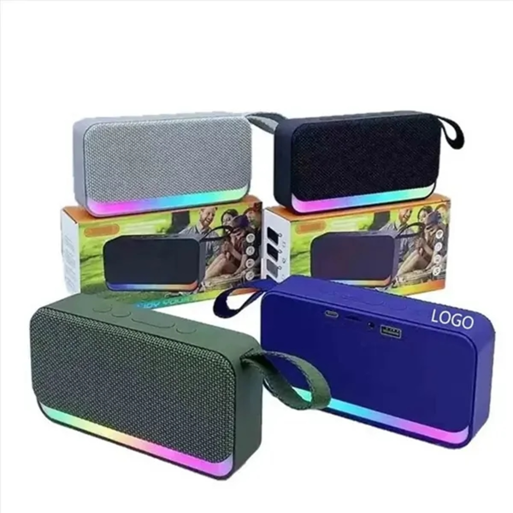Bluetooth Speaker with RGB Lights