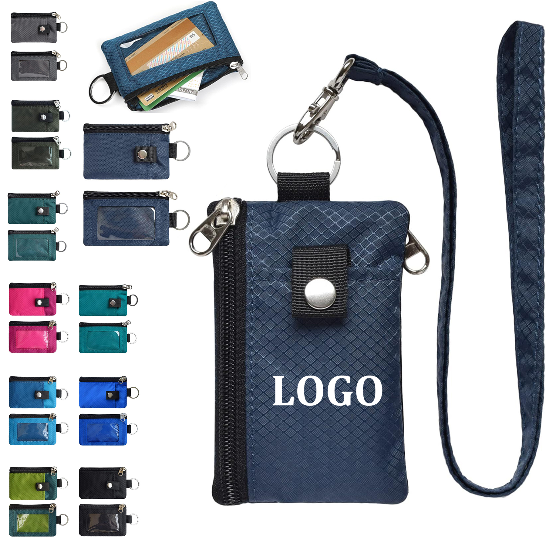 Water Resistant Zip Id Case Wallet 2