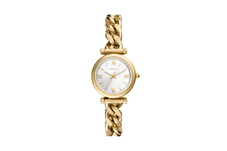 Fossil Women's Carlie Three-Hand Gold-Tone Stainless Steel Watch 3