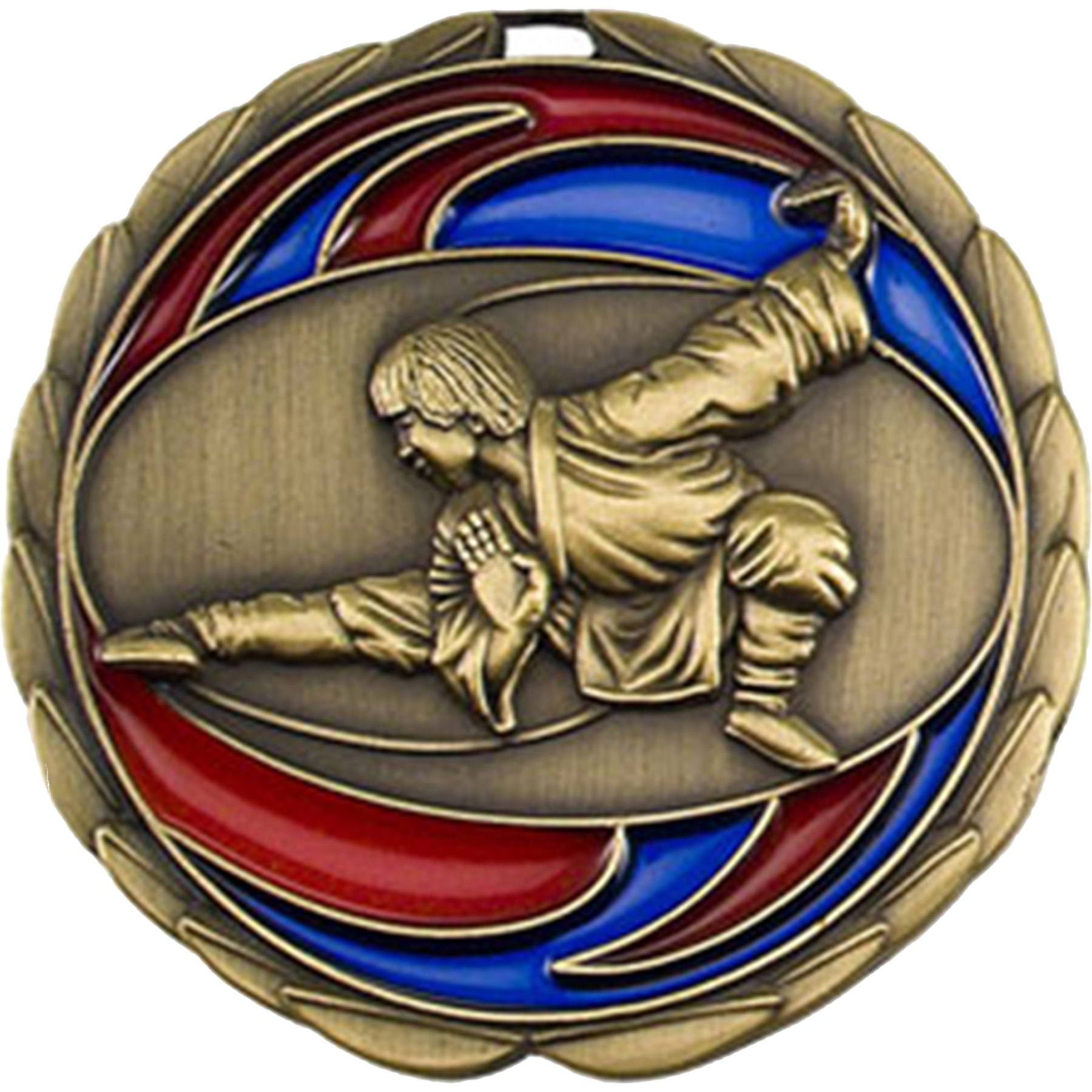 Stock Color Medals: Martial Arts