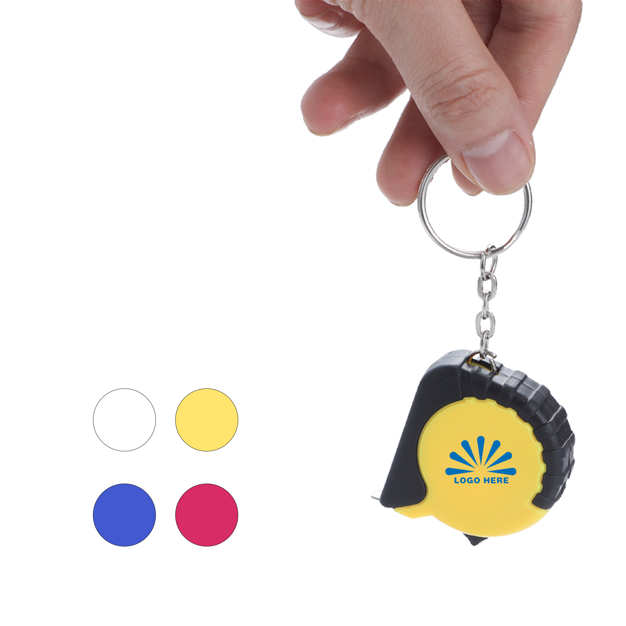 1m/3ft Measure Mini Keychain MOQ 20 PCS