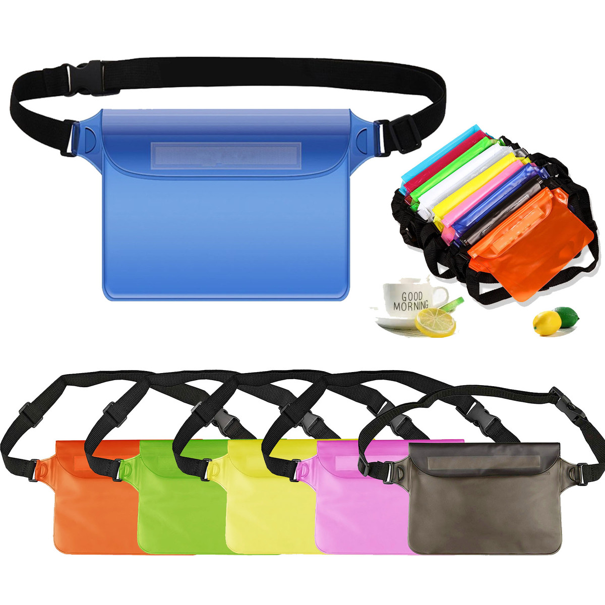PVC Waterproof Transparent Waist Bag