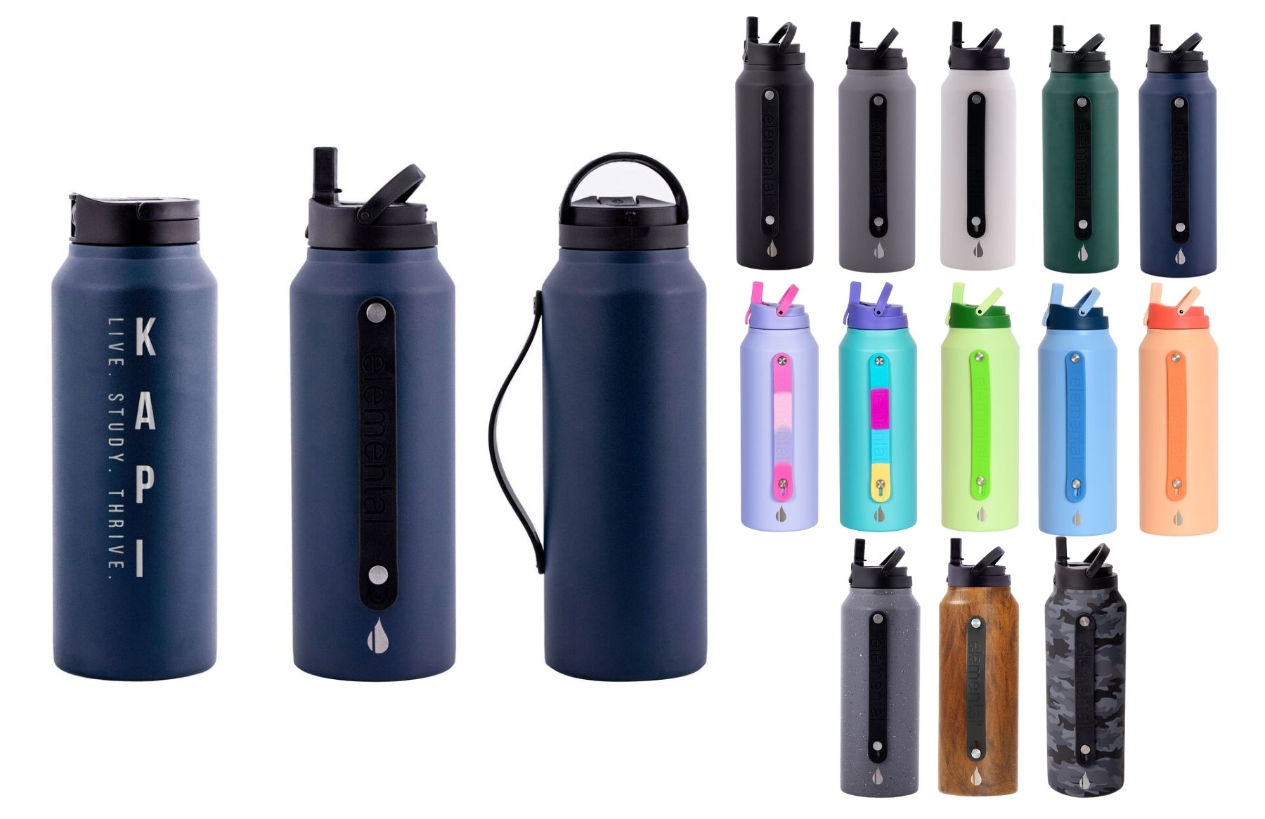 Elemental® Iconic Sport 32oz Stainless Steel Water Bottle - Vacuum Insulated 26