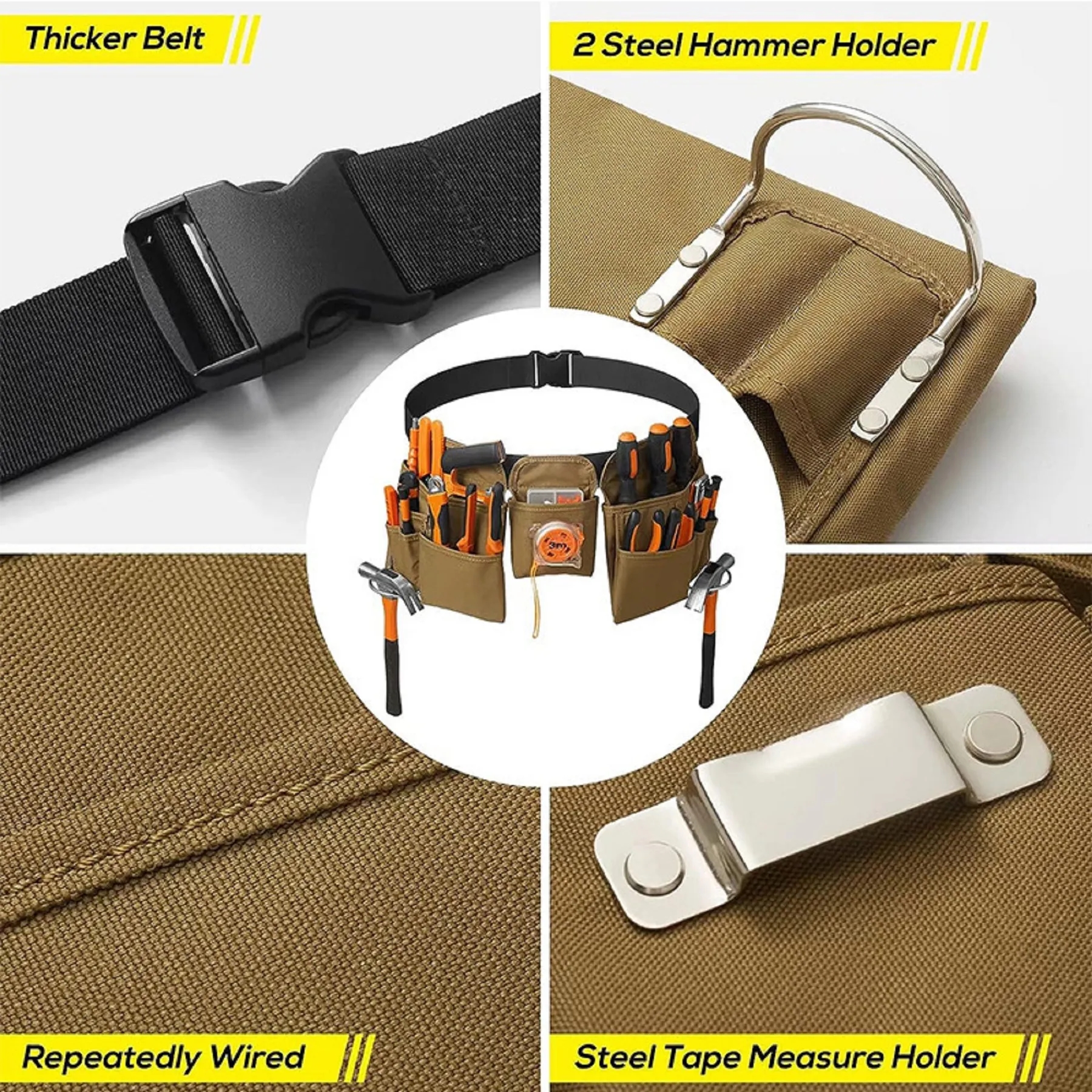 19 Pocket Tool Belts 21