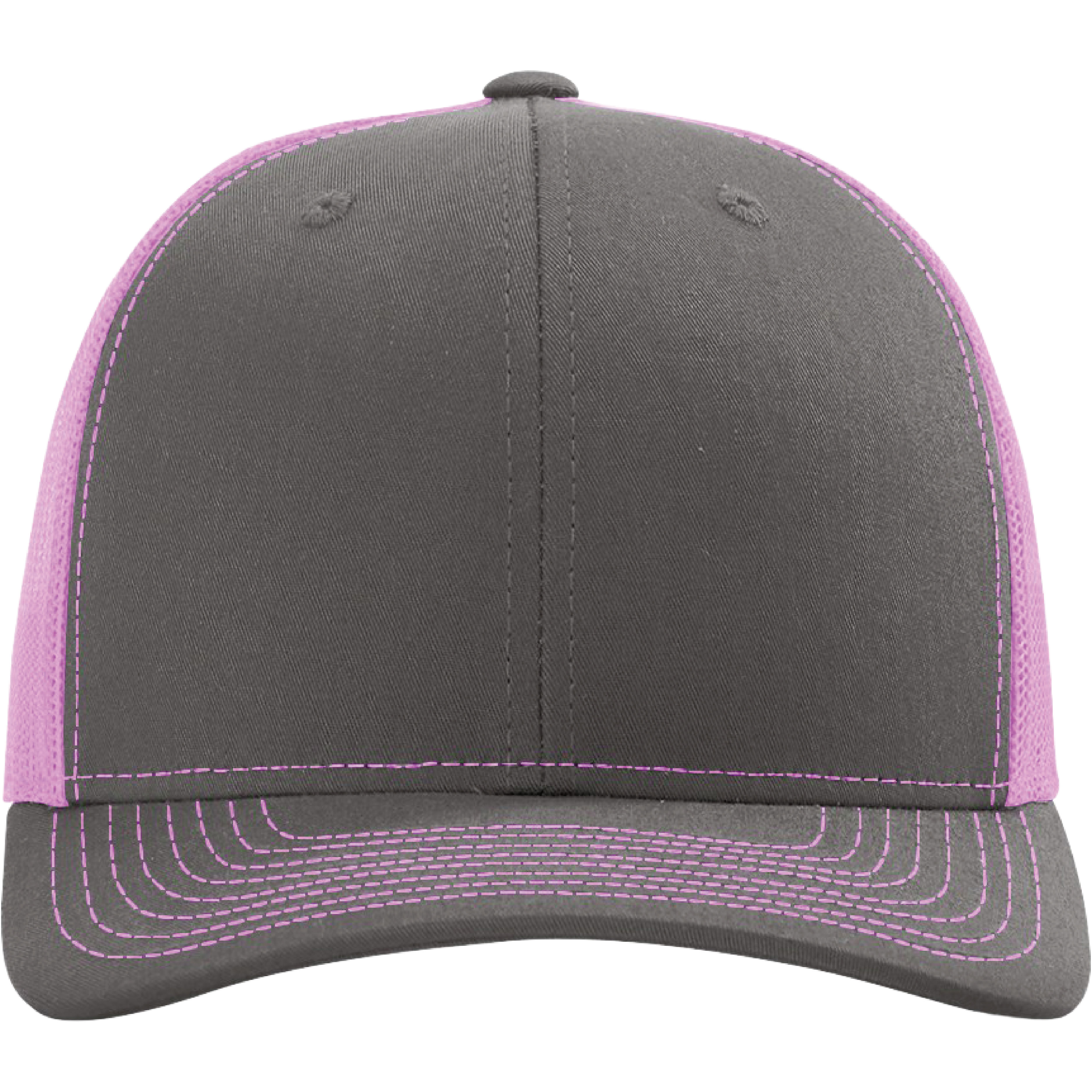 Richardson 112 6-Panel Snapback Trucker Hat w/Leatherette Adhesive Patches or Embroidery 271